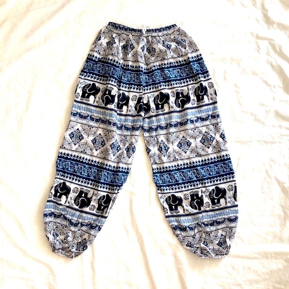 Kids Elephant print lounge pants